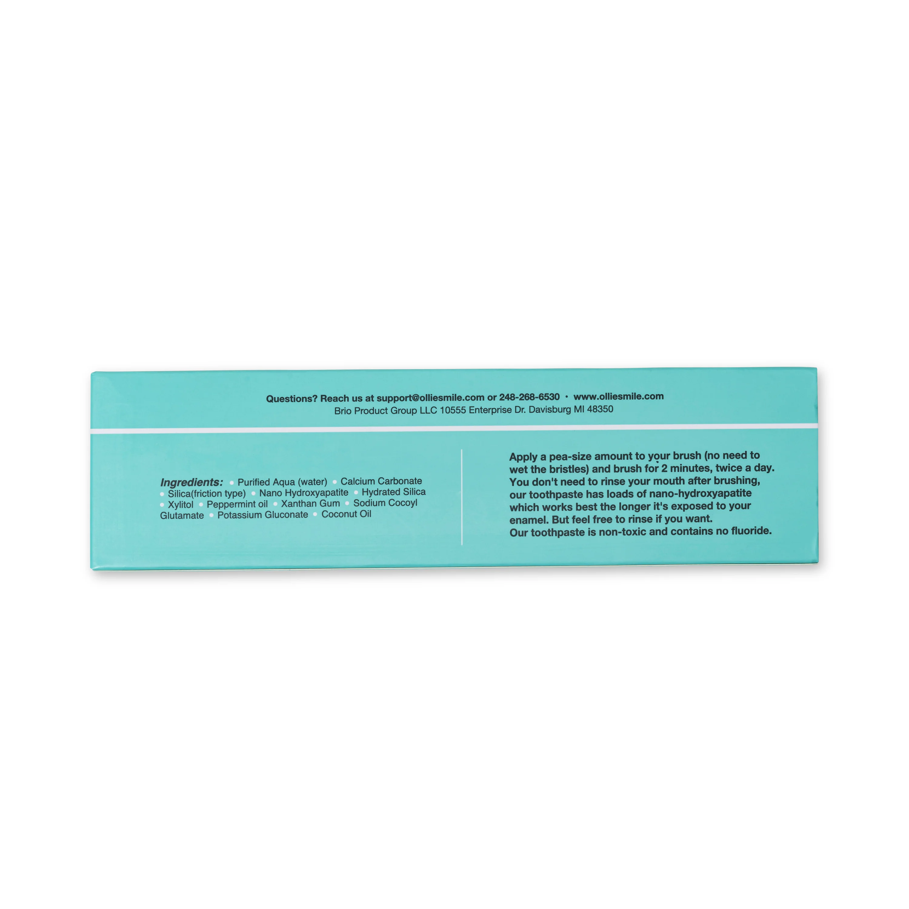 10% nHap Remineralizing Toothpaste -- Clean Mint - Image 3